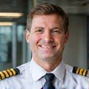 Portrait of a male pilot with a professional and friendly expression